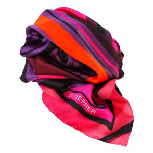 Foulard soie Hallucination Rose