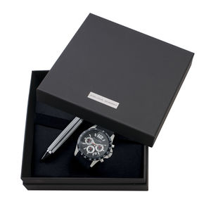 Set JEAN LOUIS SCHERRER : Chronographe + Stylo 1