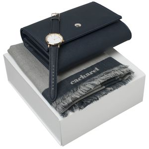 Set Cacharel : Echarpe + Montre + Sac avec logo 1