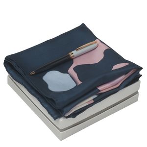 Set Cacharel : Foulard + Stylo personnalisé 2