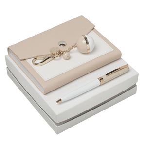 Set Cacharel : Porte-clefs + Carnet + Stylo personnalisable 1