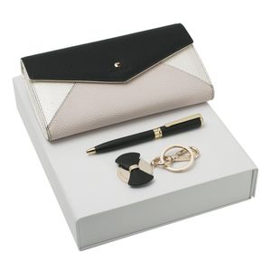 Set Cacharel : Porte-clefs + Portefeuille + Stylo pour entreprise 1