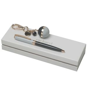 Set Cacharel : Porte-clefs + Stylo personnalisé