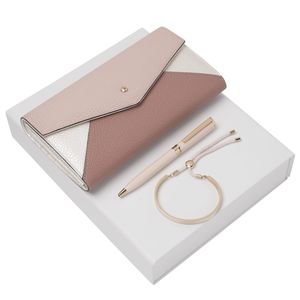 Set Cacharel : Portefeuille + Bracelet + Stylo promotionnel 1