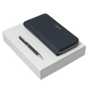 Set Cacharel : Portefeuille + Stylo avec logo 1