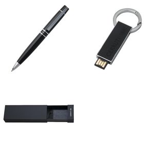 Set Cerruti 1881 : Clé USB + Stylo avec logo 1