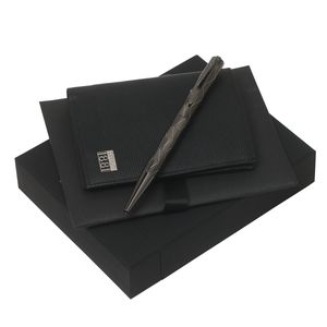 Set Cerruti 1881 : Porte-cartes + Stylo avec logo