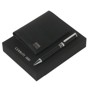 Set Cerruti 1881 : Porte-cartes + Stylo personnalisable