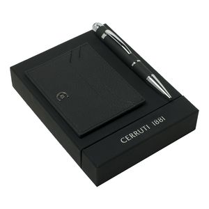 Set Cerruti 1881 : Porte-cartes + Stylo publicitaire