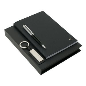 Set Cerruti 1881 : Porte-clefs + Carnet + Stylo avec logo