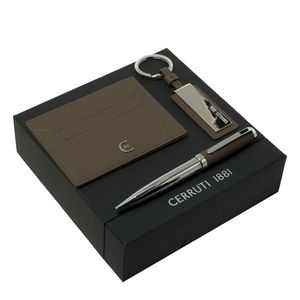 Set Cerruti 1881 : Porte-clefs + Porte-cartes + Stylo pour entreprise 1