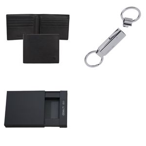 Set Cerruti 1881 : Porte-clefs + Portfeuille publicitaire 1