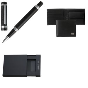 Set Cerruti 1881 : Porte-monnaie + Stylo avec logo 1