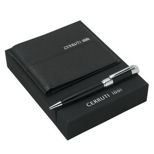 Set Cerruti 1881 : Portefeuille + Stylo avec logo 1