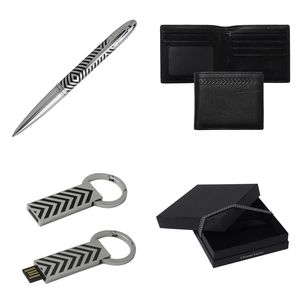 Set Christian Lacroix : Clé USB + Portefeuille-cartes + Stylo pour entreprise 1