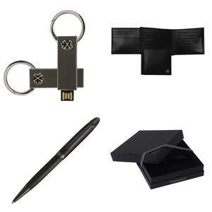 Set Christian Lacroix : Clé USB + Portefeuille-cartes + Stylo promotionnel 1