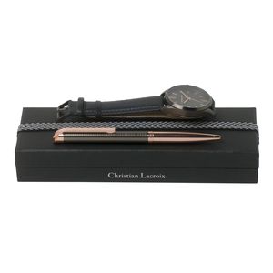 Set Christian Lacroix : Montre + Stylo personnalisable