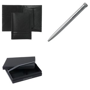 Set Christian Lacroix : Porte-cartes + Stylo avec logo 1