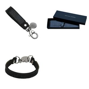 Set Jean-Louis Scherrer : Accroche-clefs + Bracelet avec logo 1