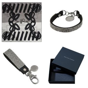 Set Jean-Louis Scherrer : Accroche-clefs + Foulard + Bracelet promotionnel 1