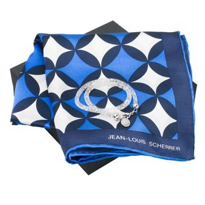 Set Jean-Louis Scherrer : Foulard + Bracelet personnalisable 1