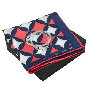 Set Jean-Louis Scherrer : Foulard + Bracelet personnalisé 4