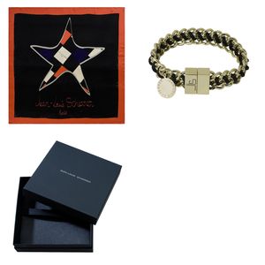 Set Jean-Louis Scherrer : Foulard + Bracelet personnalisé 1