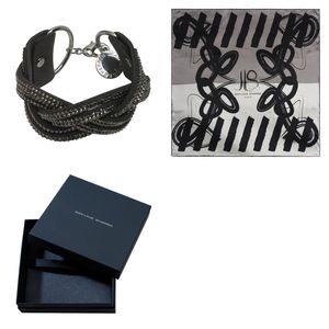 Set Jean-Louis Scherrer : Foulard + Bracelet publicitaire 1