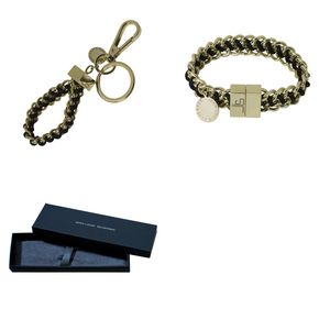 Set Jean-Louis Scherrer : Porte-clefs + Bracelet personnalisé 1