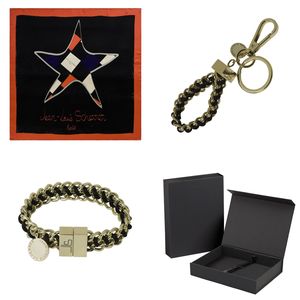 Set Jean-Louis Scherrer : Porte-clefs + Foulard + Bracelet promotionnel 1