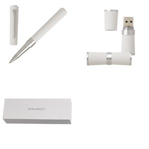 Set Nina Ricci : Clé USB + Stylo avec logo 1
