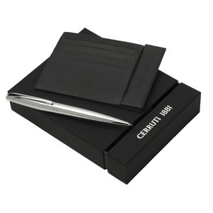 Set CERRUTI : Porte-cartes + Stylo