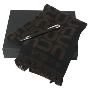 Set Ungaro : Echarpe + Stylo personnalisable