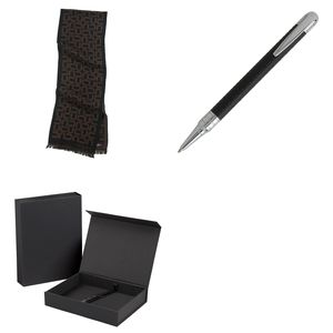 Set Ungaro : Echarpe + Stylo personnalisable 1