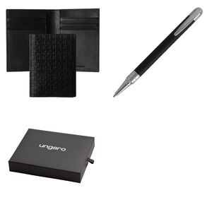 Set Ungaro : Porte-cartes + Stylo publicitaire