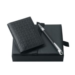 Set Ungaro : Porte-cartes + Stylo publicitaire 1