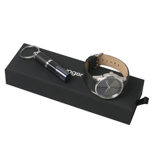 Set Ungaro : Porte-clefs + Montre pour entreprise 1