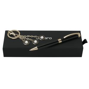 Set Ungaro : Porte-clefs + Stylo promotionnel