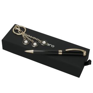 Set Ungaro : Porte-clefs + Stylo promotionnel 1