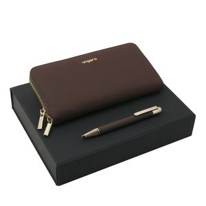 Set Ungaro : Portefeuille + Stylo publicitaire 3