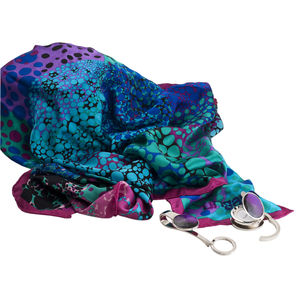 Set UNGARO : Porte-sac + Porte-clef + Foulard 1