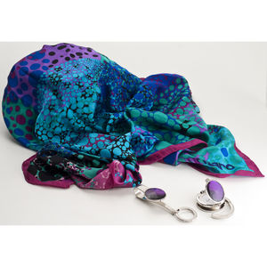 Set UNGARO : Porte-sac + Porte-clef + Foulard 2